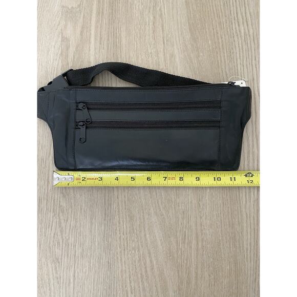 Vtg Wilsons Leather Black Leather Fanny Pack 90’s Streetwear Dadcore - Picture 9 of 10